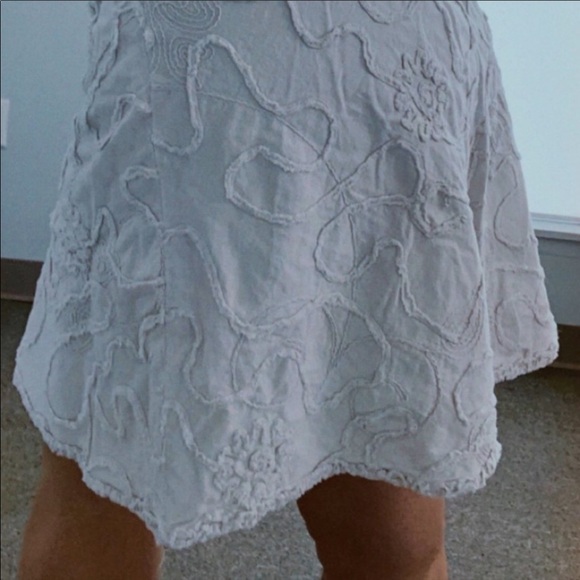 Max Studio Cotton Midi skirt Small Grey - Picture 4 of 10